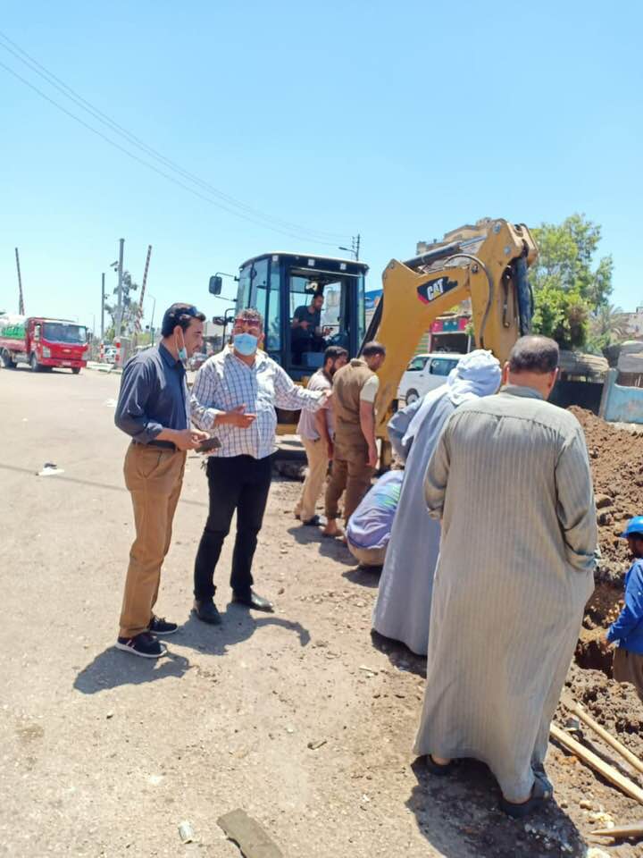 أعمال إصلاح خط المياه 03