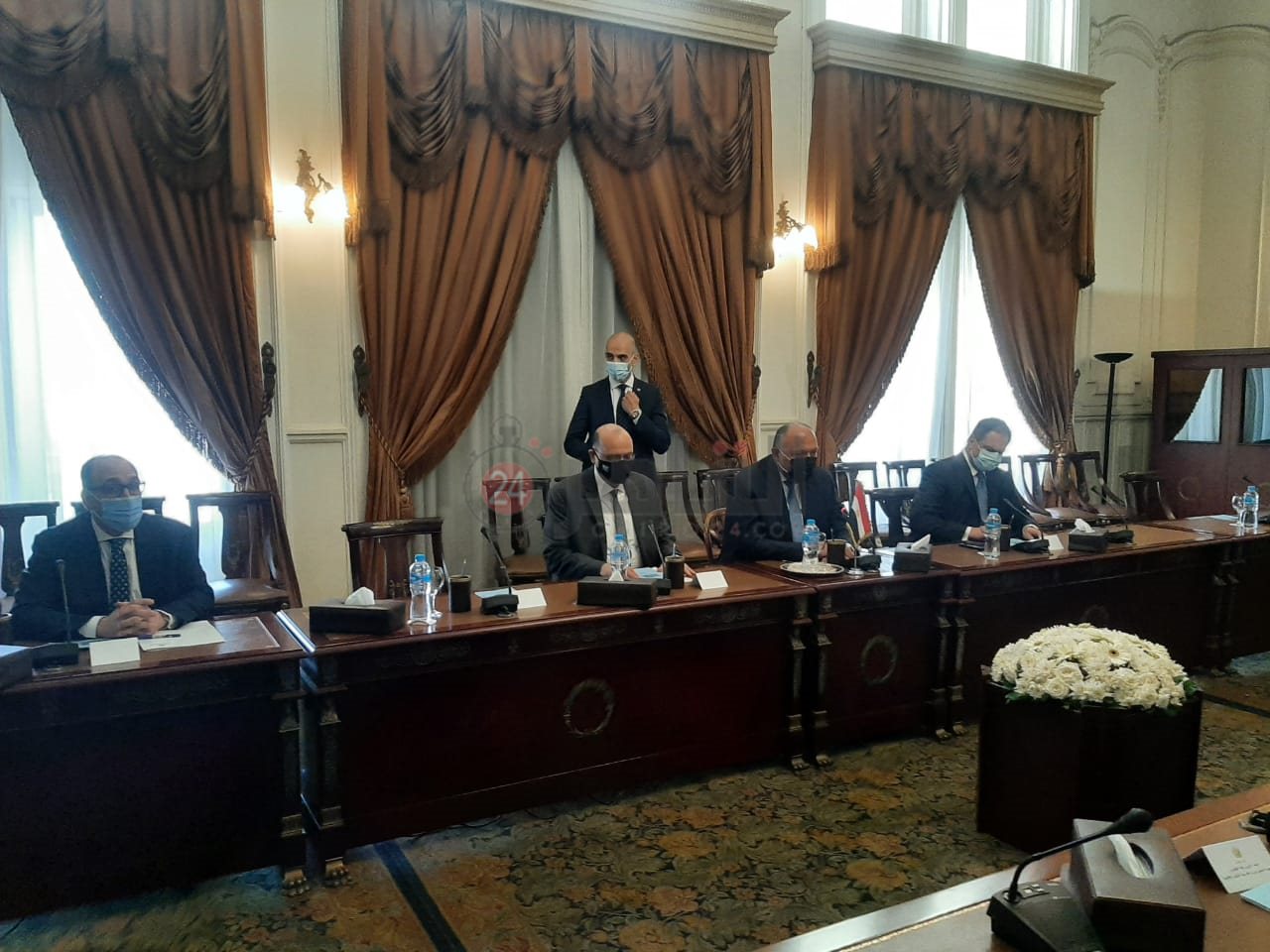  وزيري خارجية مصر وقطر (5)