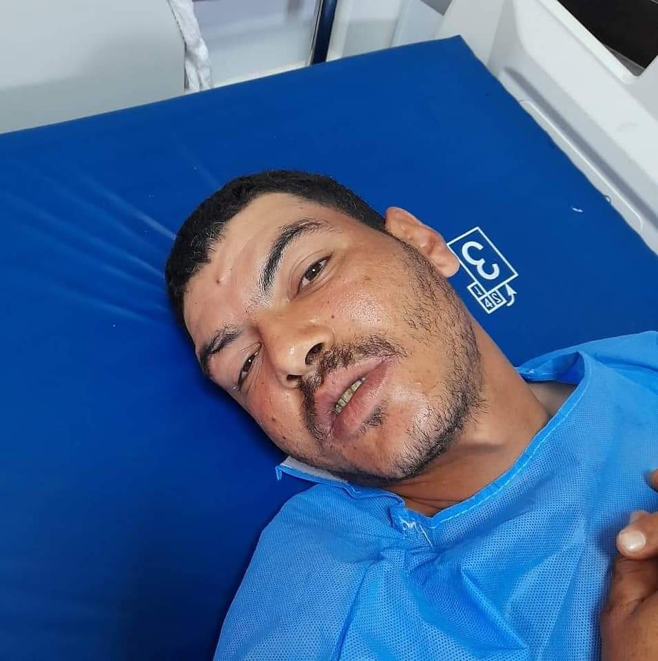 المواطن محمد حسين، المُعتدى عليه في ليبيا