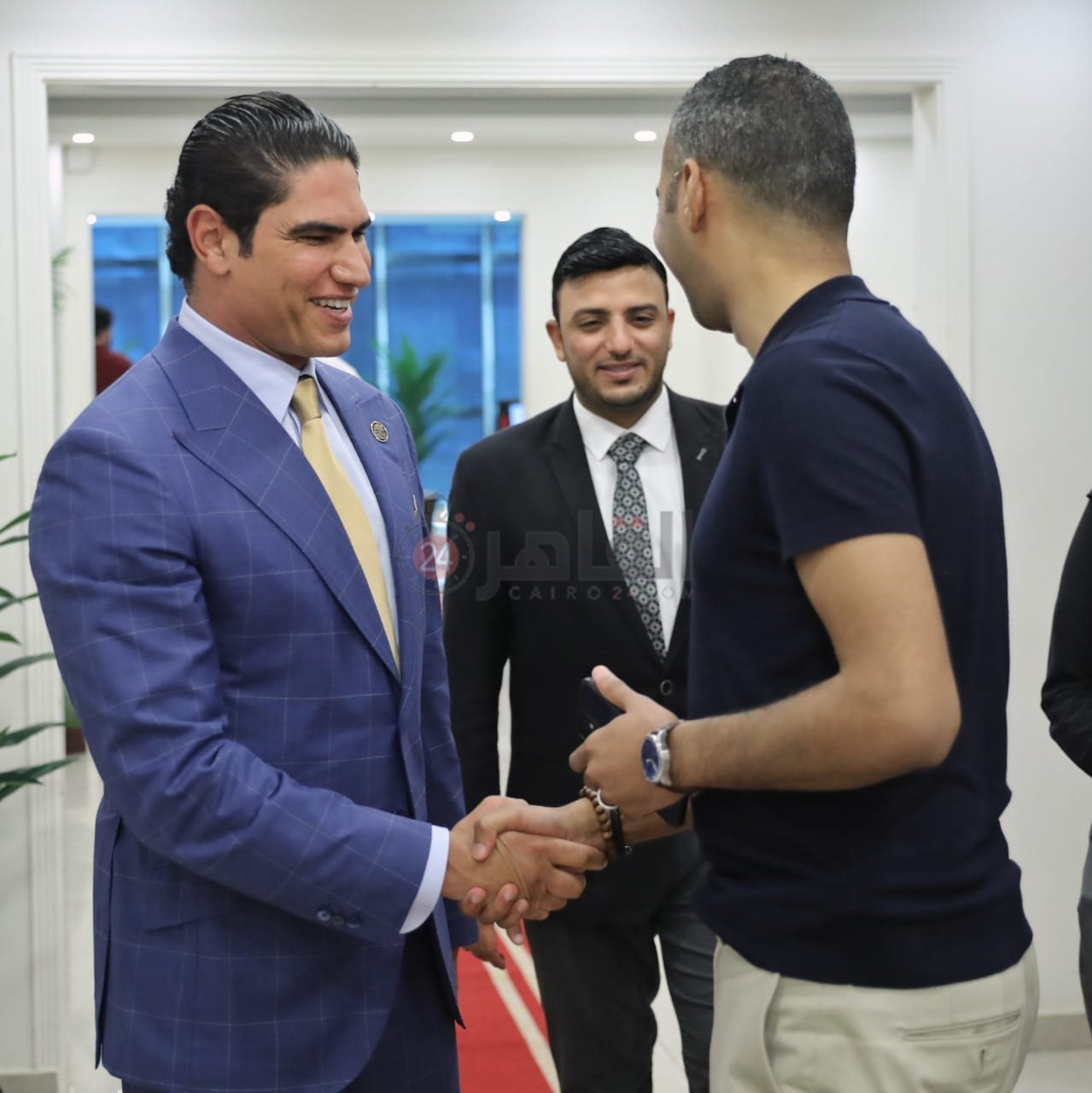 زيارة رجل الأعمال أحمد أبو هشيمة لمقر القاهرة 24