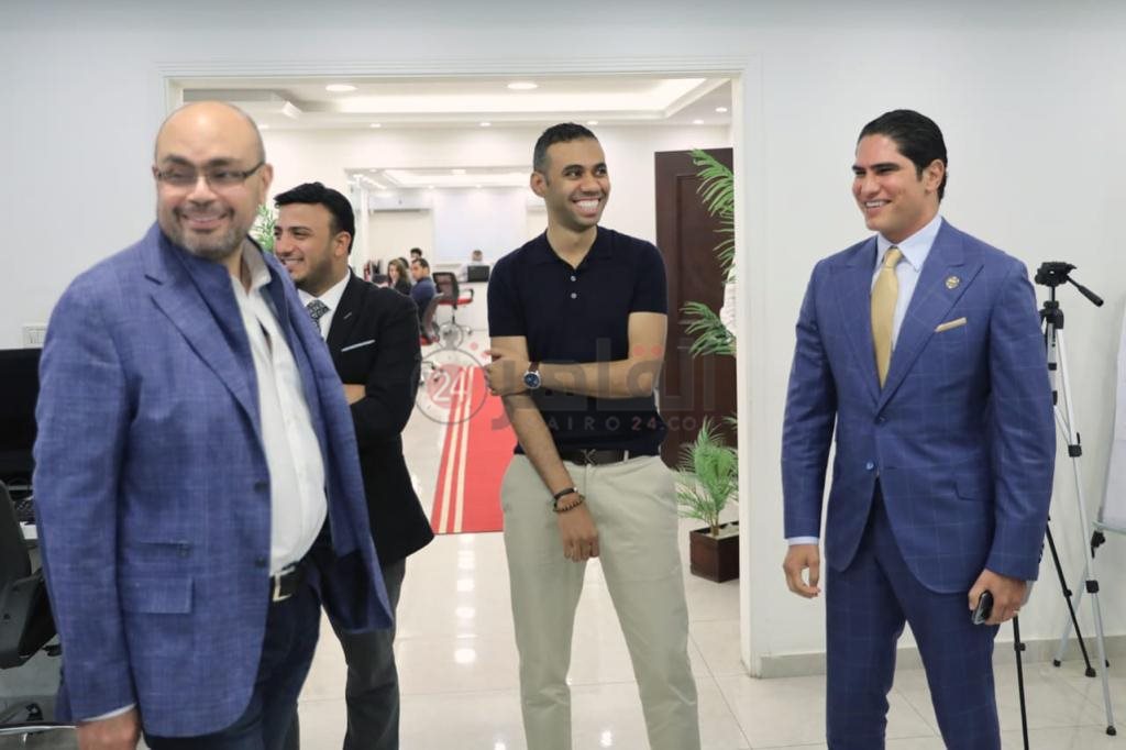 زيارة رجل الأعمال أحمد أبو هشيمة لمقر القاهرة 24