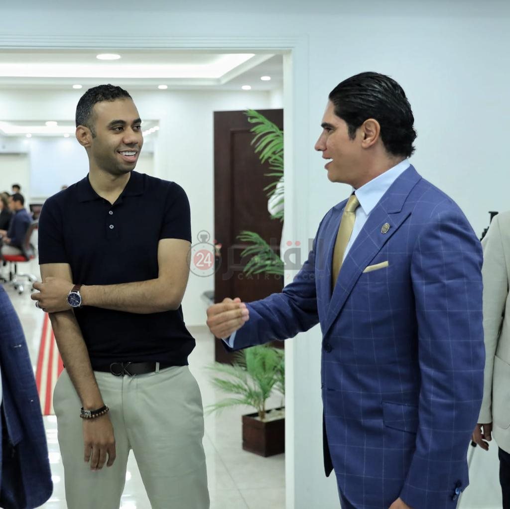 زيارة رجل الأعمال أحمد أبو هشيمة لمقر القاهرة 24