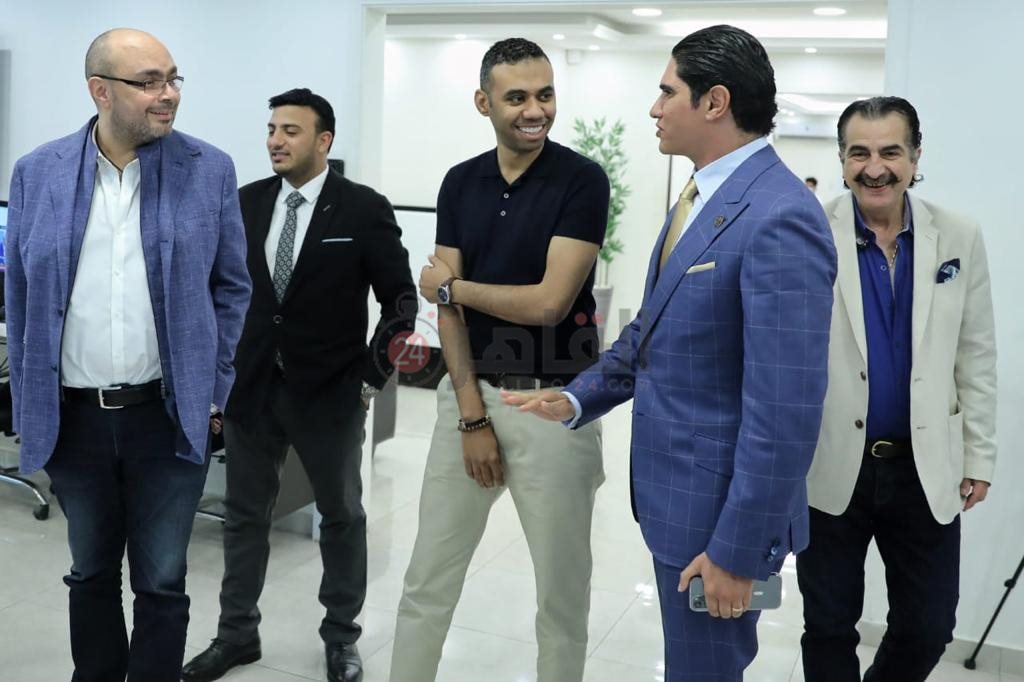 زيارة رجل الأعمال أحمد أبو هشيمة لمقر القاهرة 24