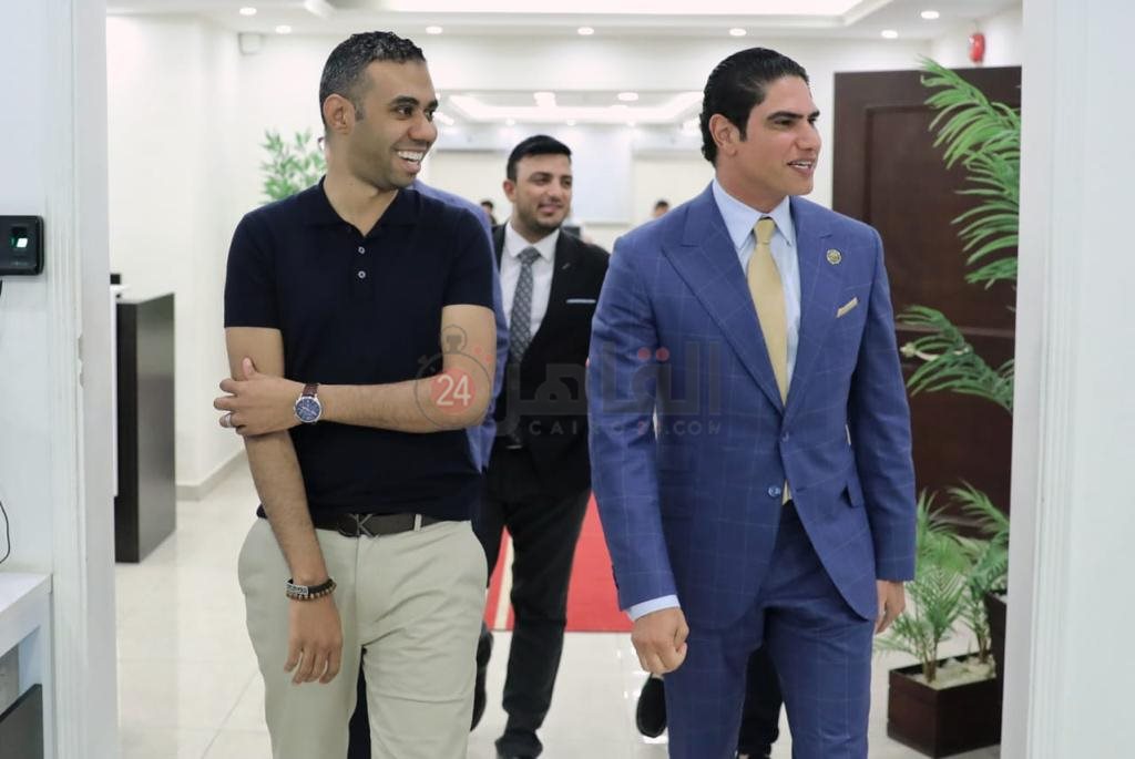 زيارة رجل الأعمال أحمد أبو هشيمة لمقر القاهرة 24