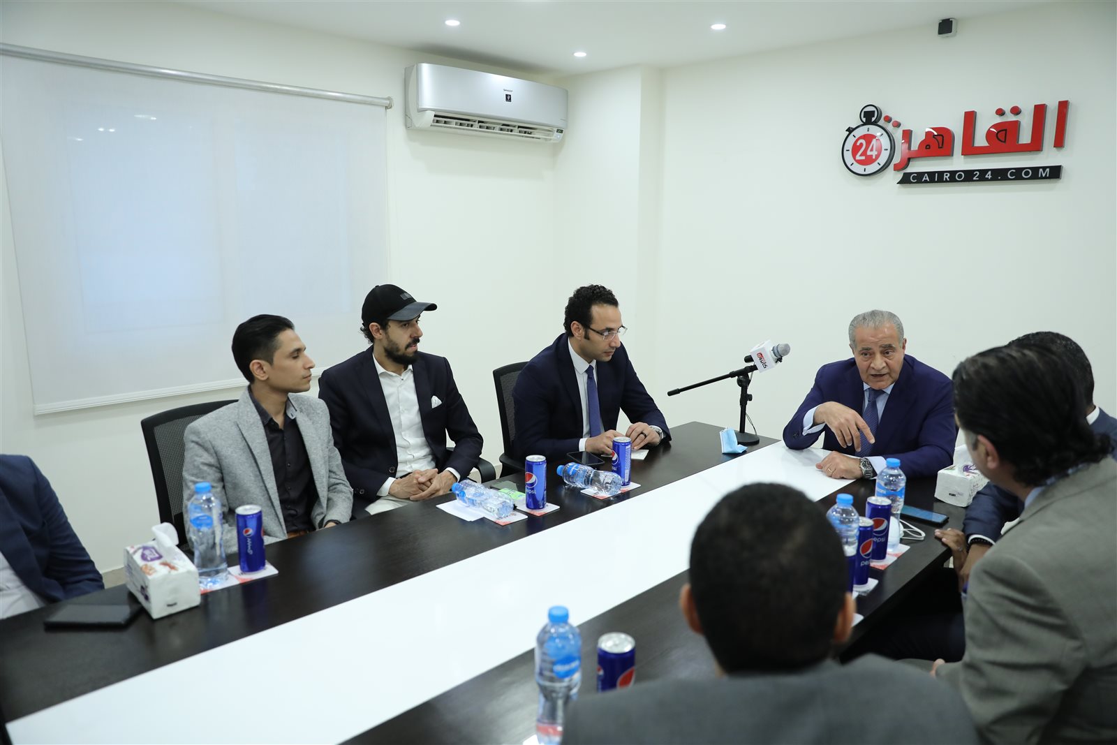 وزير التموين في ضيافة القاهرة 24