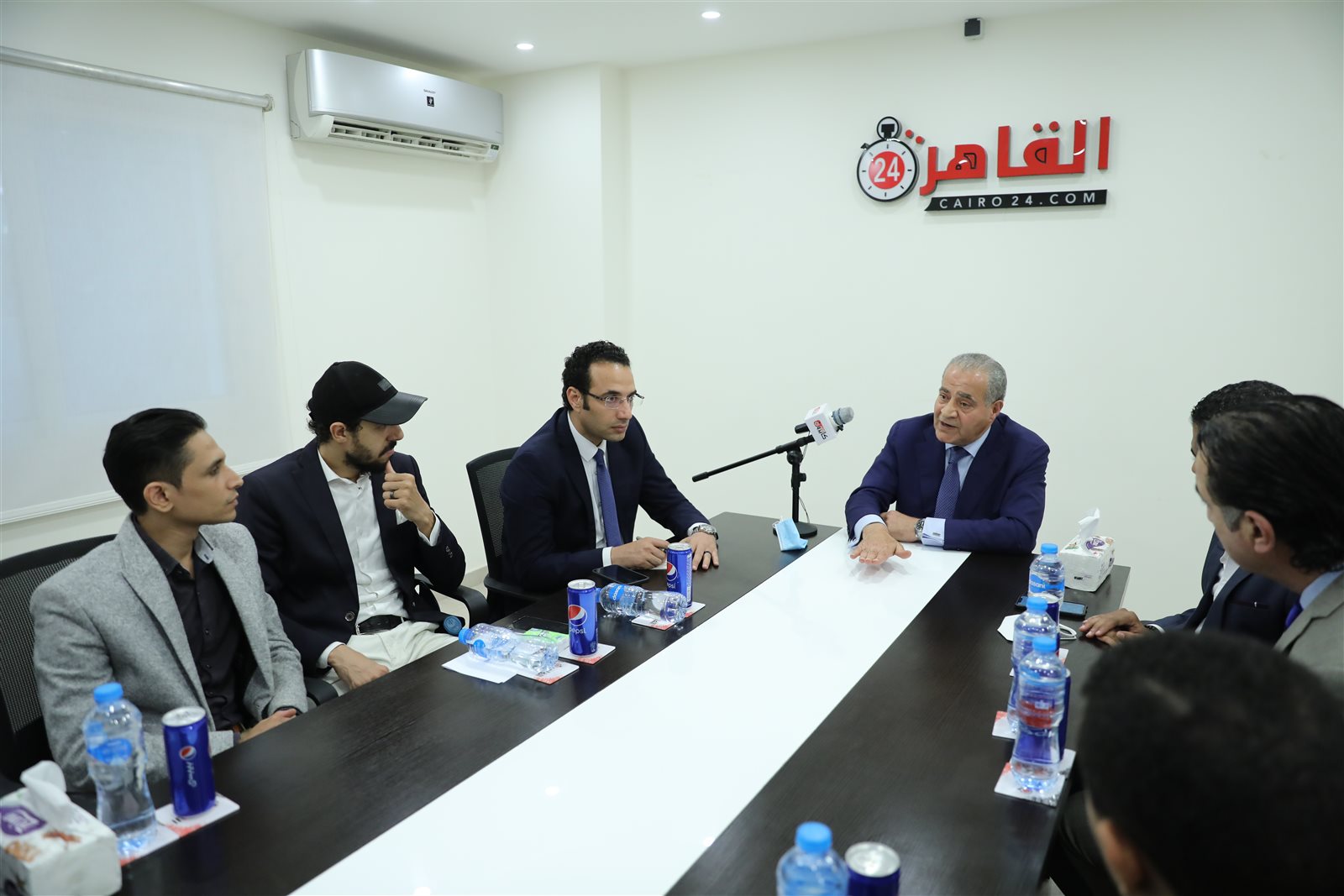 وزير التموين في ضيافة القاهرة 24