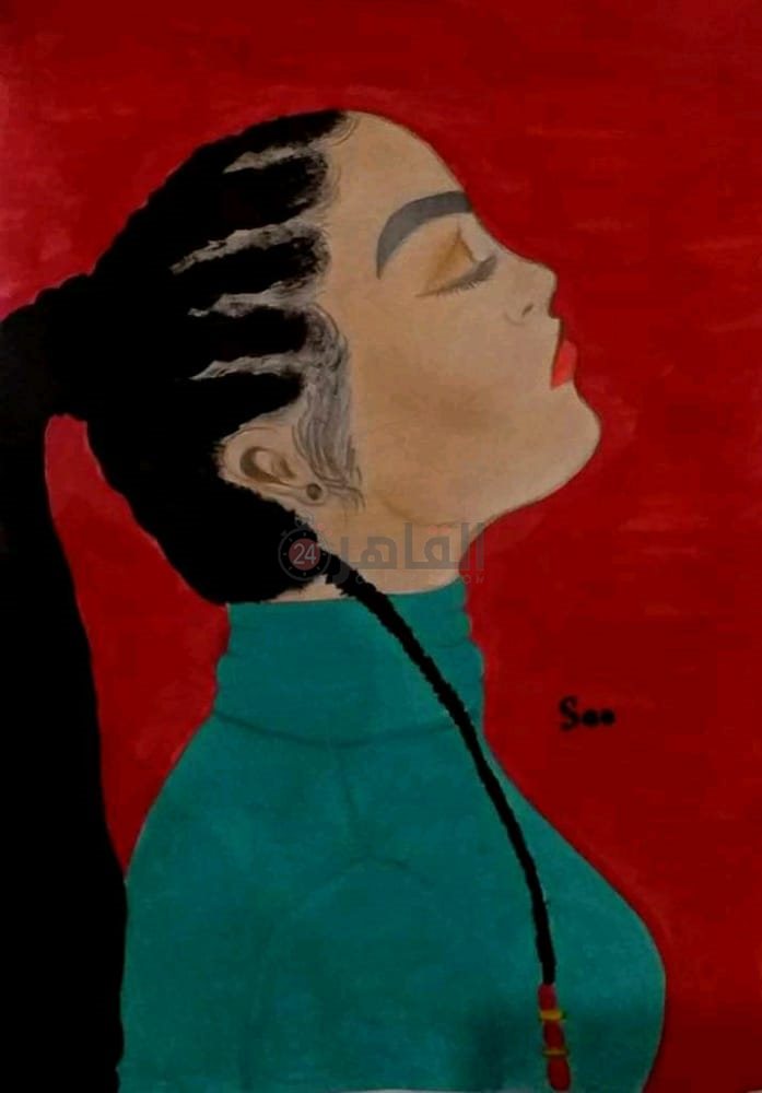 رسومات مميزه لطالبة