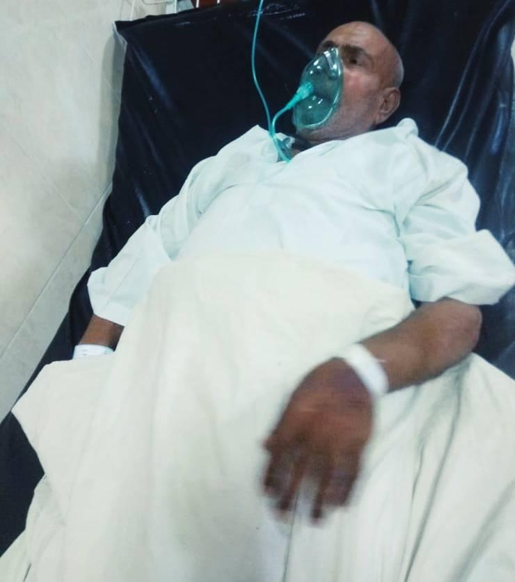 المسن قبل وفاته