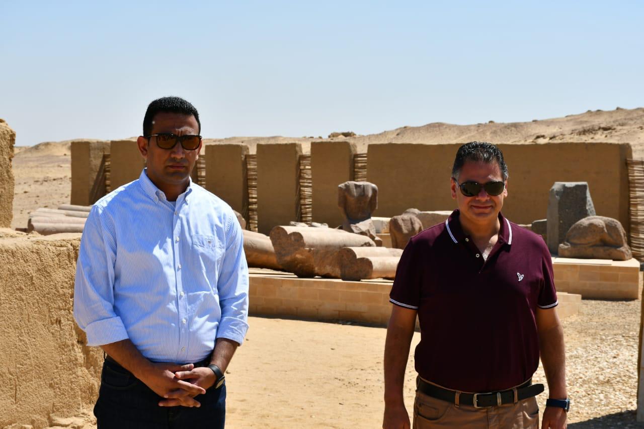 رئيس الهيئة العامة لتنشيط السياحة يتفقد المواقع السياحية في الفيوم