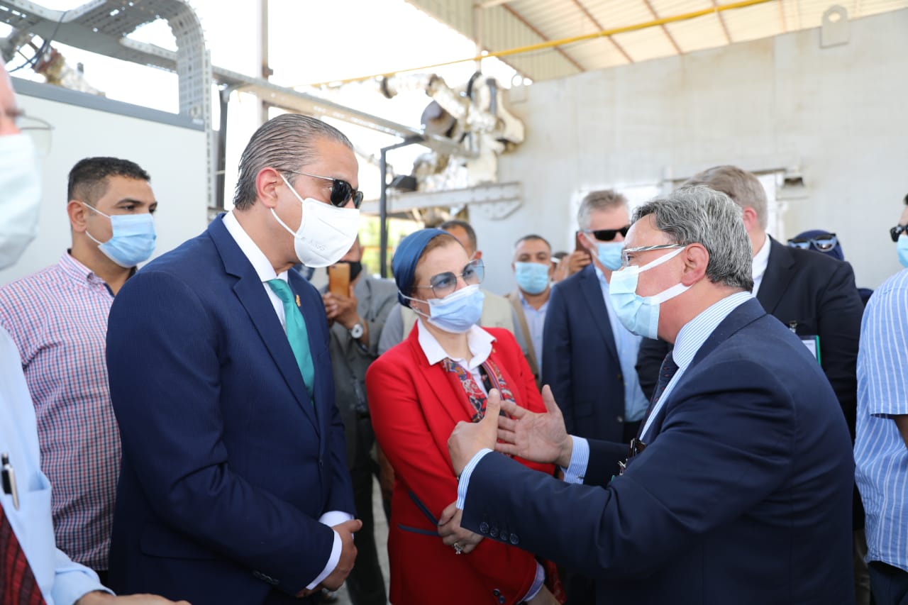 وزيرة البيئة تفتتح مشروع التغويز اللاهوائي