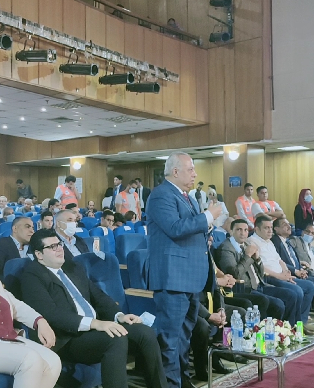 محافظ الشرقية السابق خلال كلمته بصالون 30يونيو