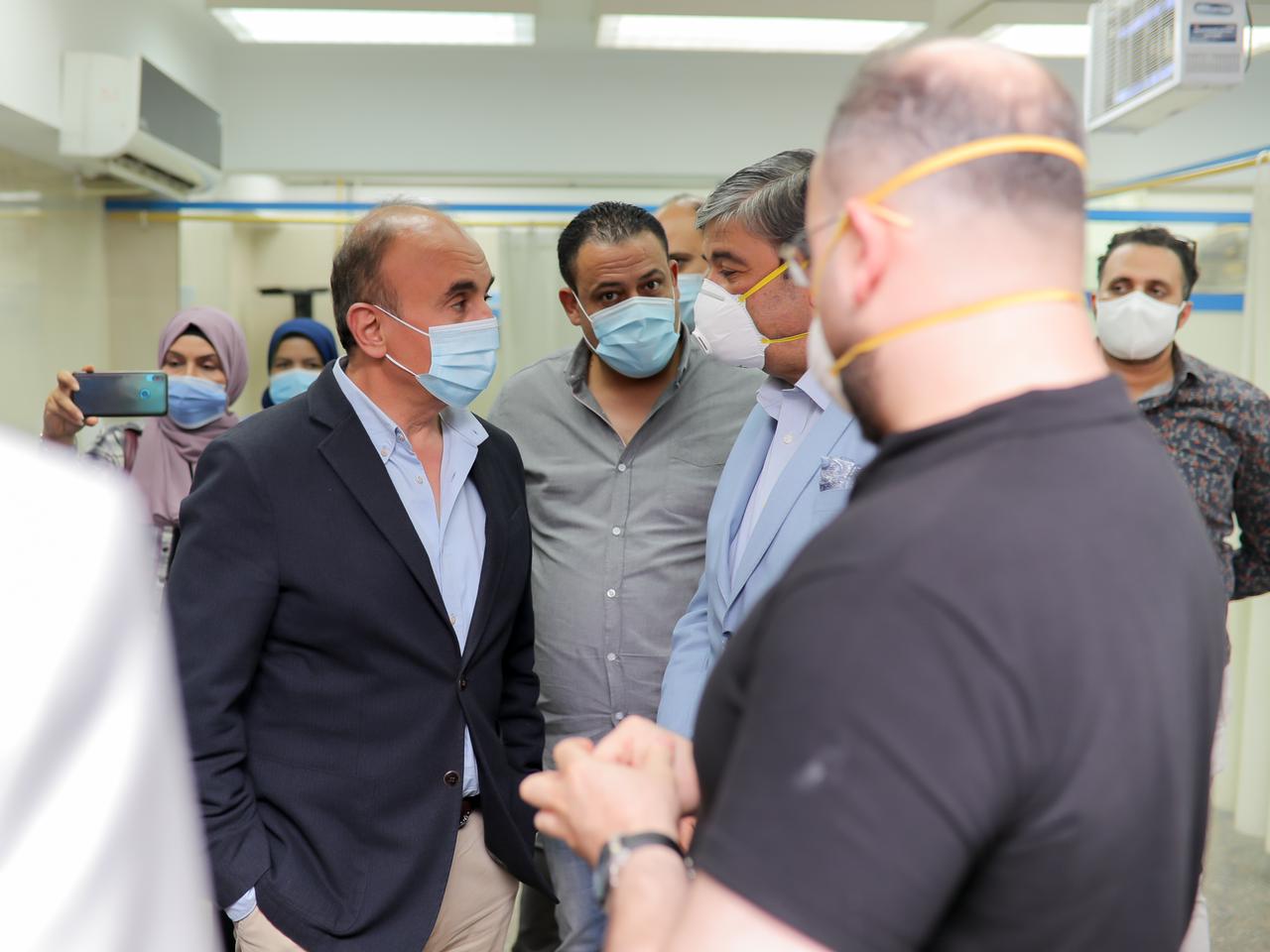 زيارة رئيس الجامعة للمستشفى 3