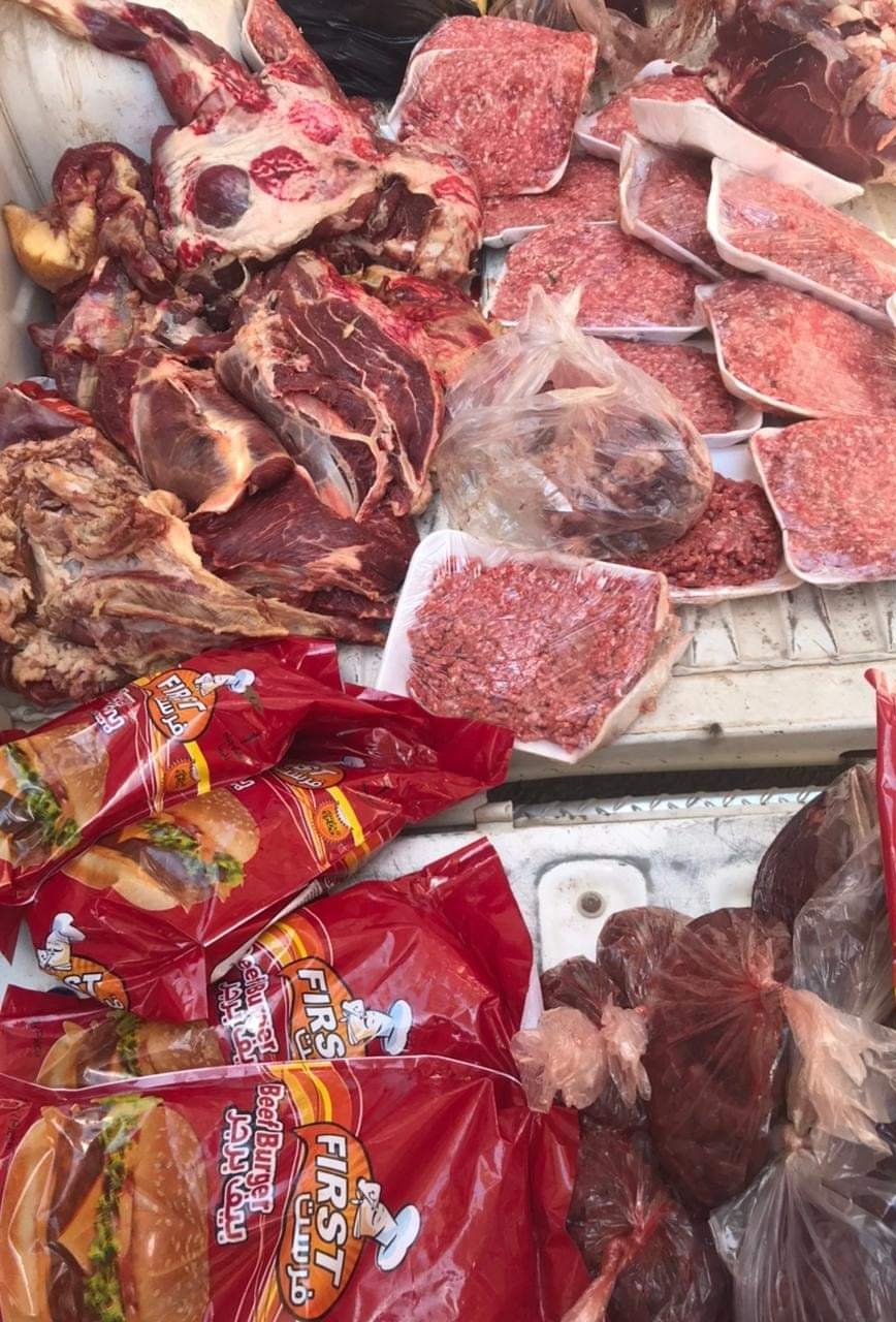 ضبط لحوم فاسدة في الفيوم