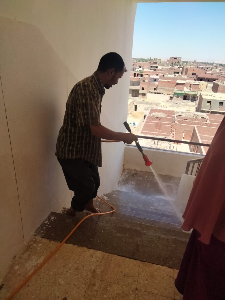 تتظيف وتطهير لجان الثانوية العامة