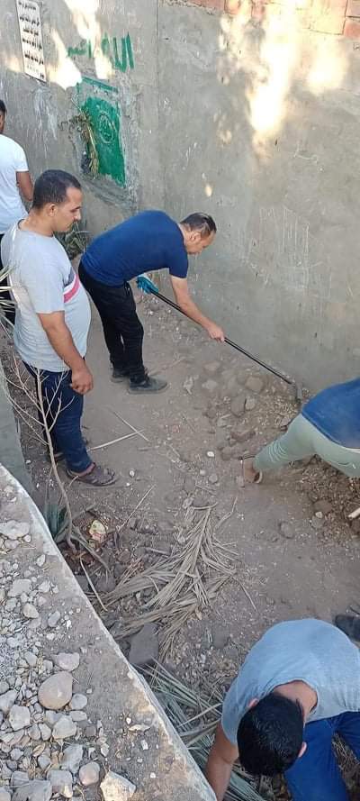 حملة تنظيف المقابر في الفيوم