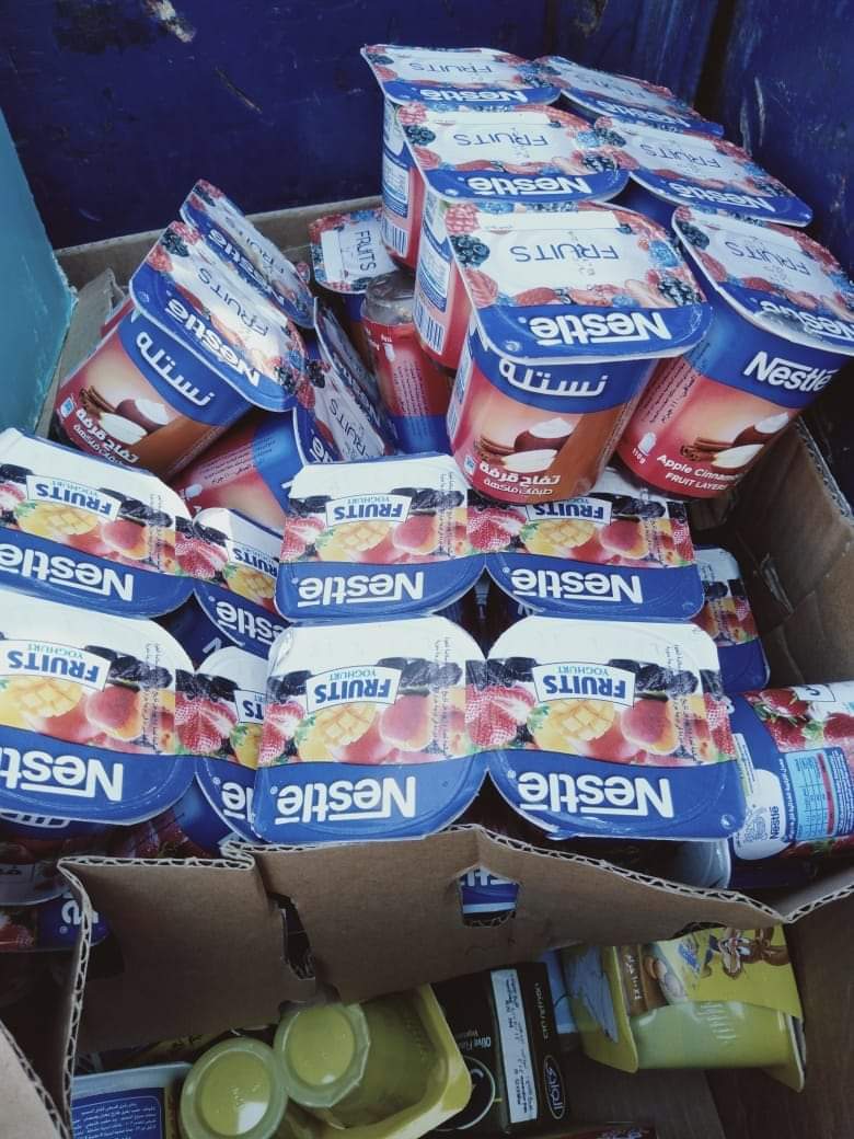 ضبط مواد غذائية منتهية الصلاحية