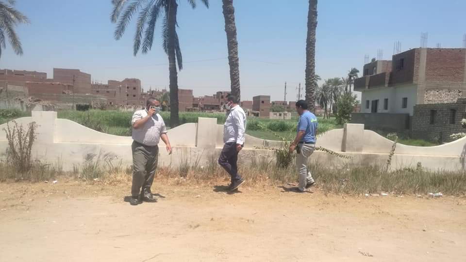 إزالة تعديات في الفيوم