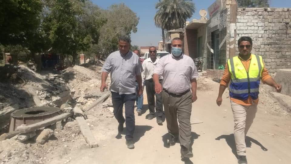 إزالة تعديات في الفيوم