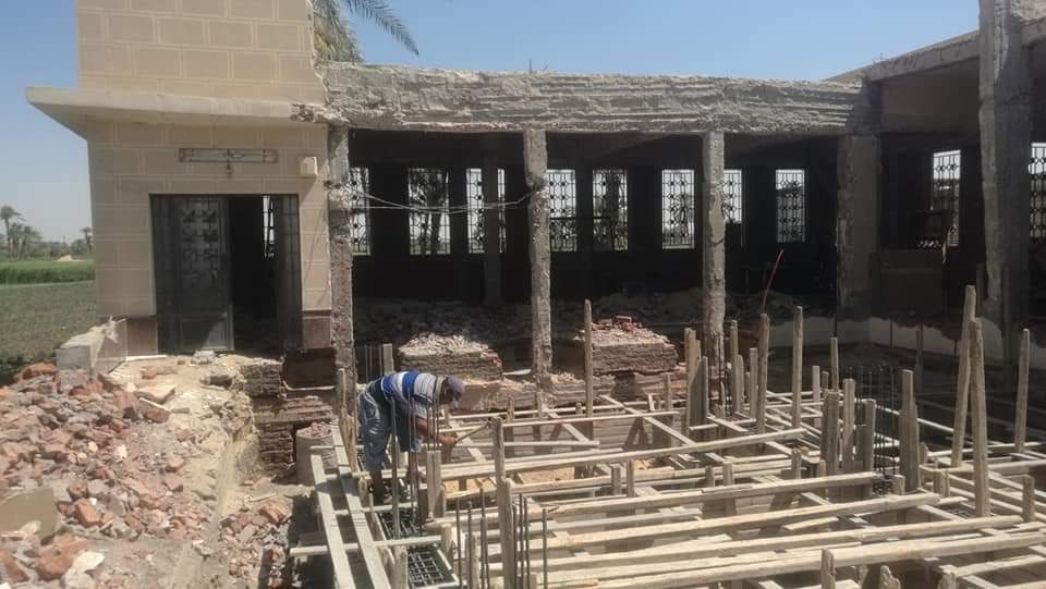 إزالة تعديات في الفيوم