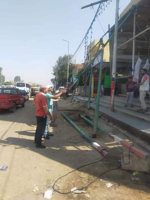 إزالة شوادر لحوم مخالفة بالشرقية 03