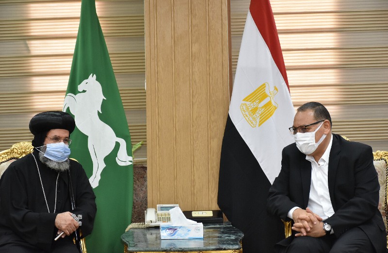 وفد كنسي يزور الشرقية للتهنئة بعيد الأضحى 03