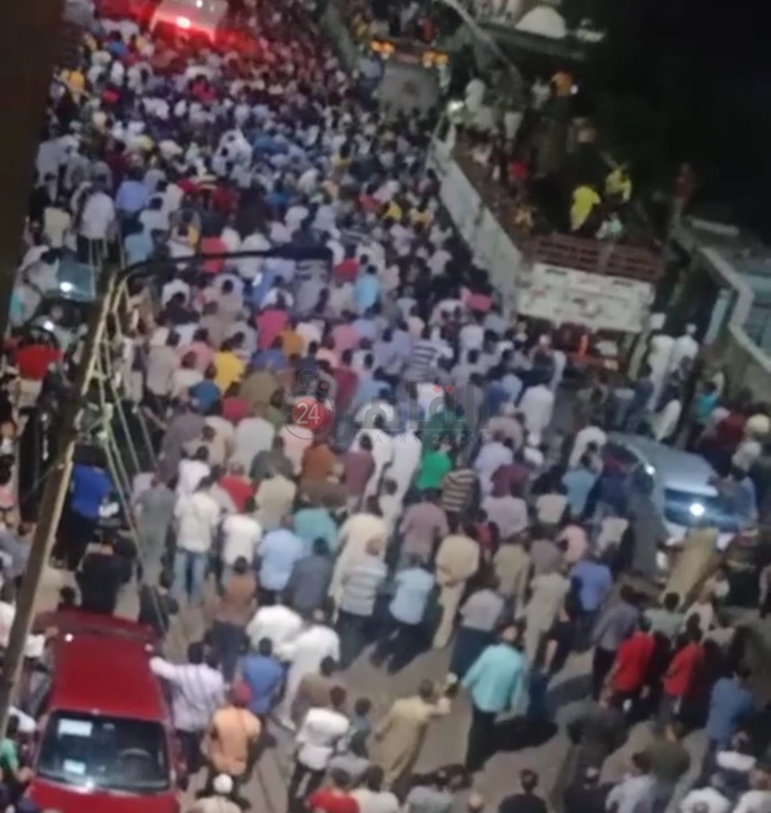 تشييع جنازة أسرة كاملة بالبحيرة 