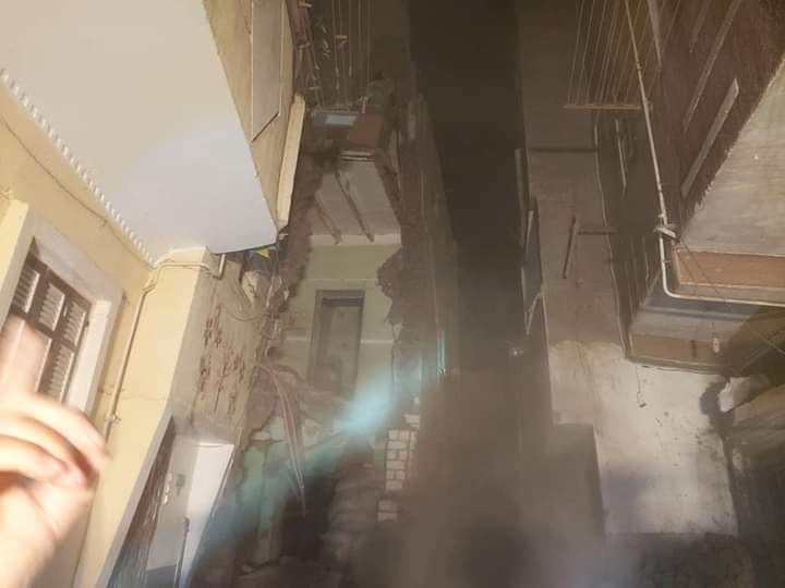 انهيار منزل بأسيوط 