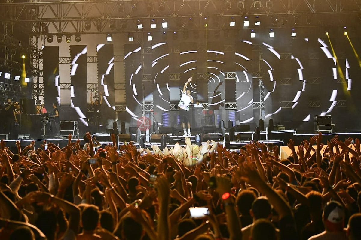 ويجز وعفرتو وباتستيوتا ووزة وتوسكيني يشعلون حفل العلمين الجديدة