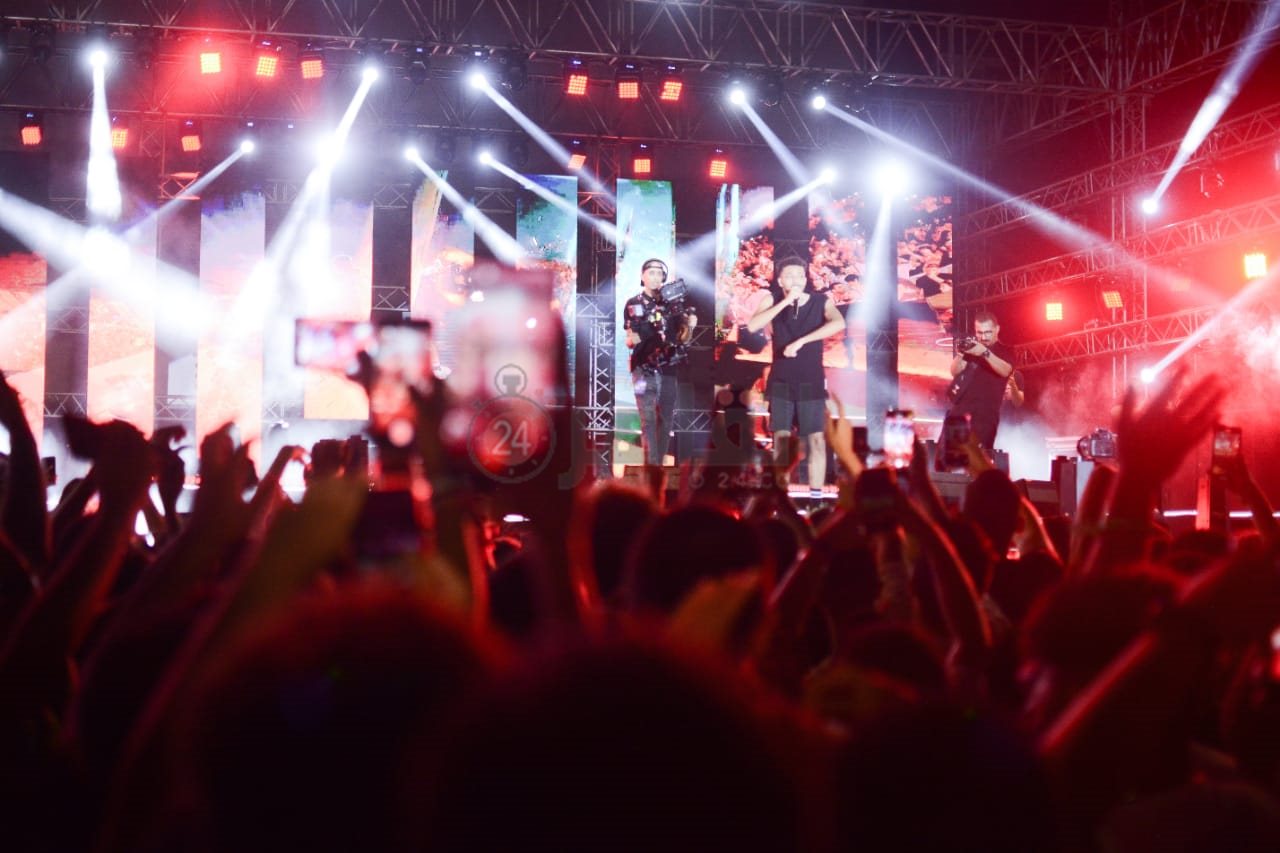 ويجز وعفرتو وباتستيوتا ووزة وتوسكيني يشعلون حفل العلمين الجديدة