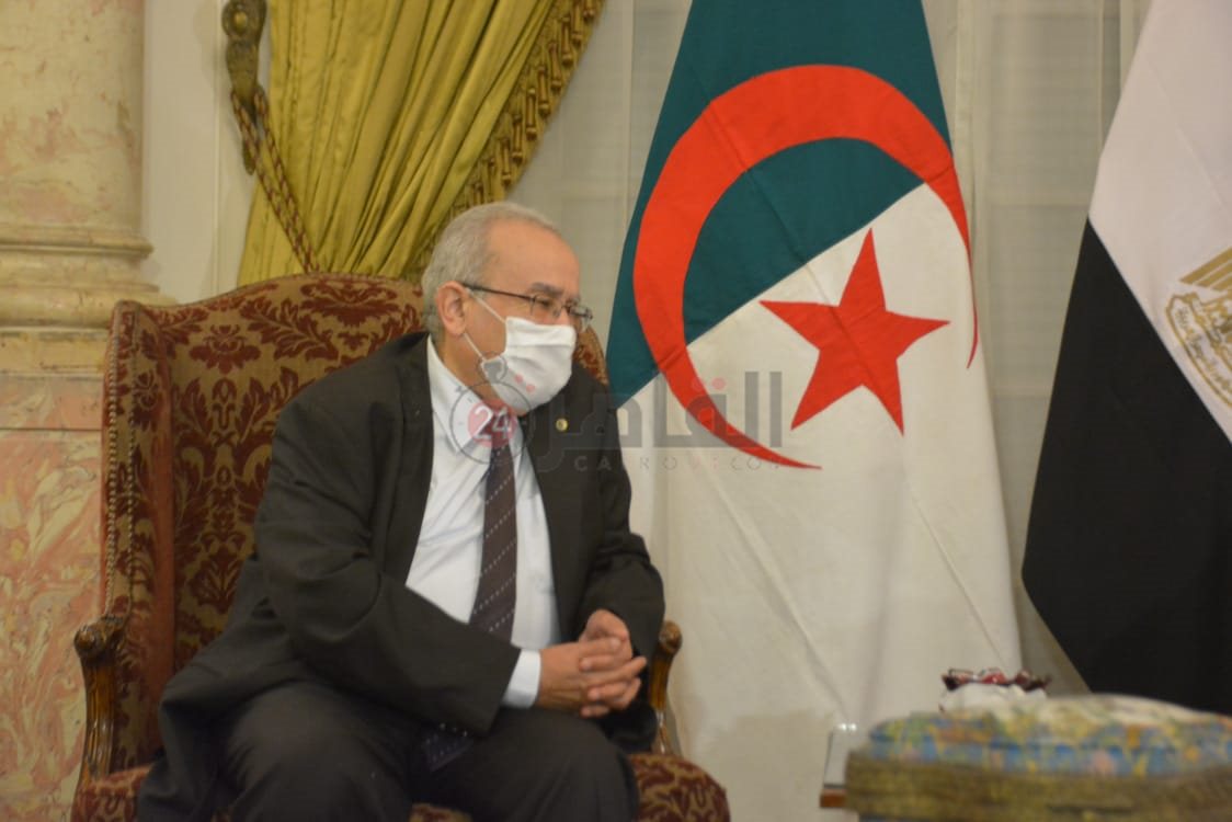 وزيرا الخارجية المصري والجزائري