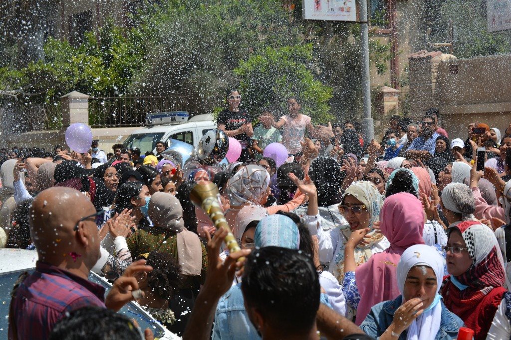 المزمار البلدي في إحتفالات الثانوية العامة 