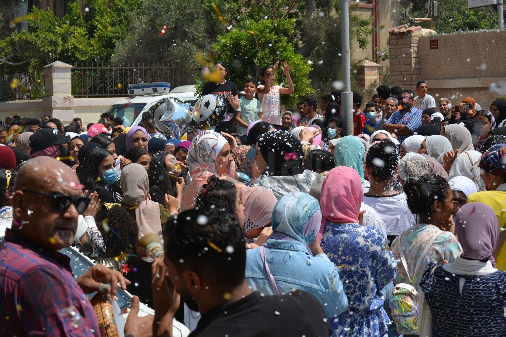 فرحة نهاية الإمتحانات ببورسعيد