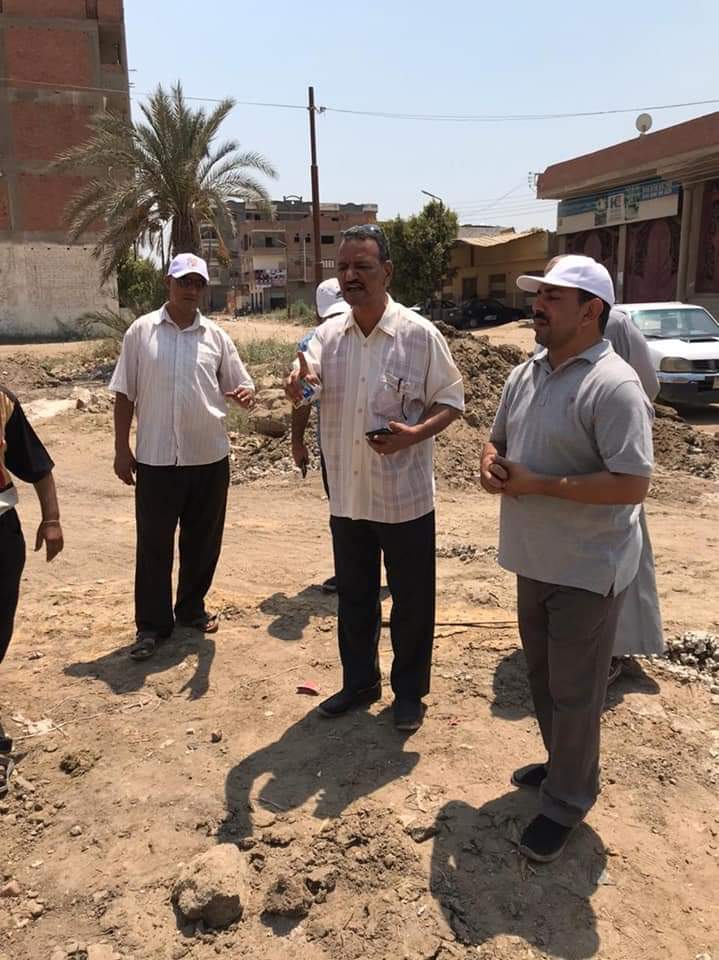 إزالة تعديات في الفيوم