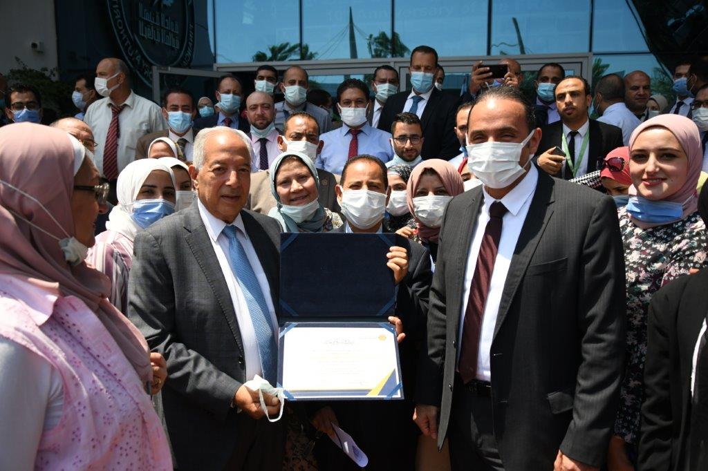 5العاملين بالرقابة المالية يودعون الدكتور عمران في نهاية ولايتة