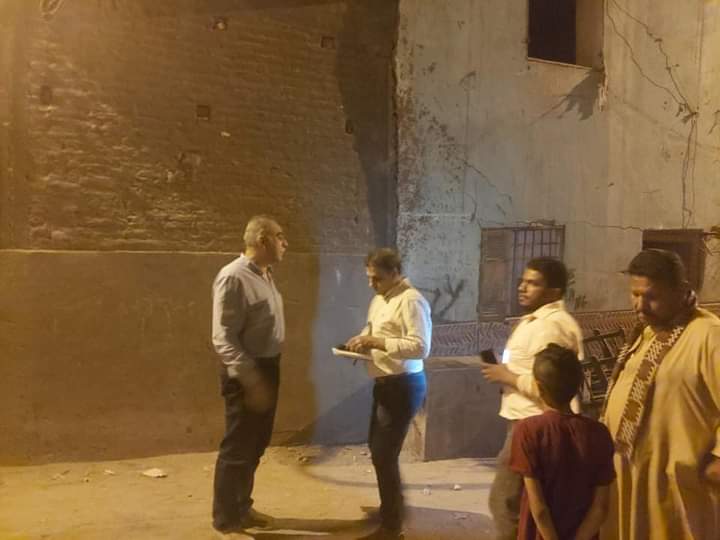 انهيار وتصدع 3 منازل بحي غرب أسيوط 