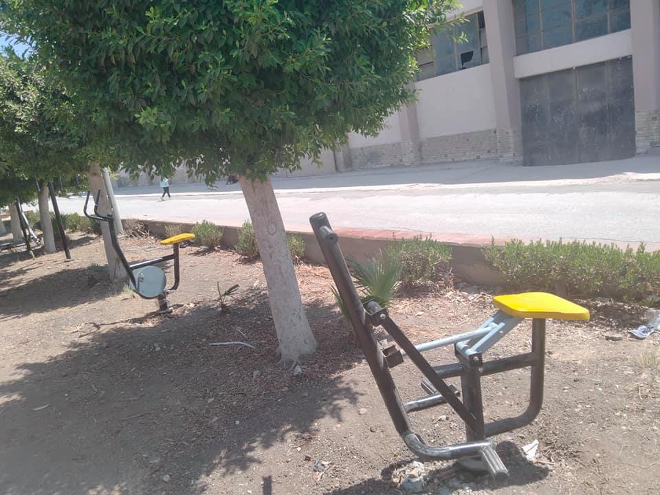 الصالات الرياضية الجديدة بحدائق جامعة الزقازيق 01