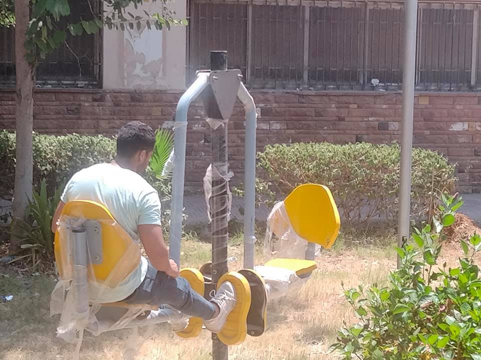 الصالات الرياضية الجديدة بحدائق جامعة الزقازيق 022