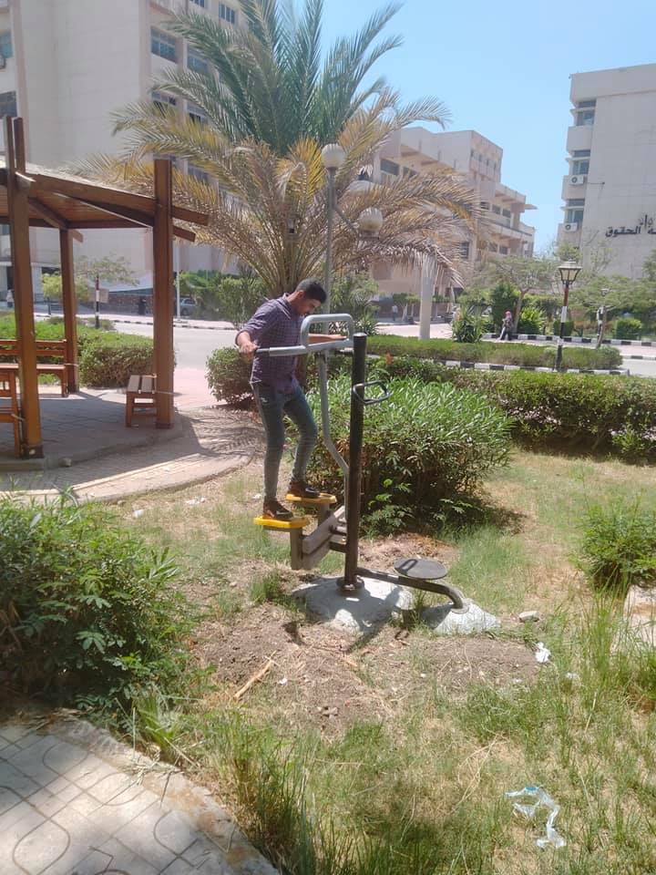 الصالات الرياضية الجديدة بحدائق جامعة الزقازيق 023