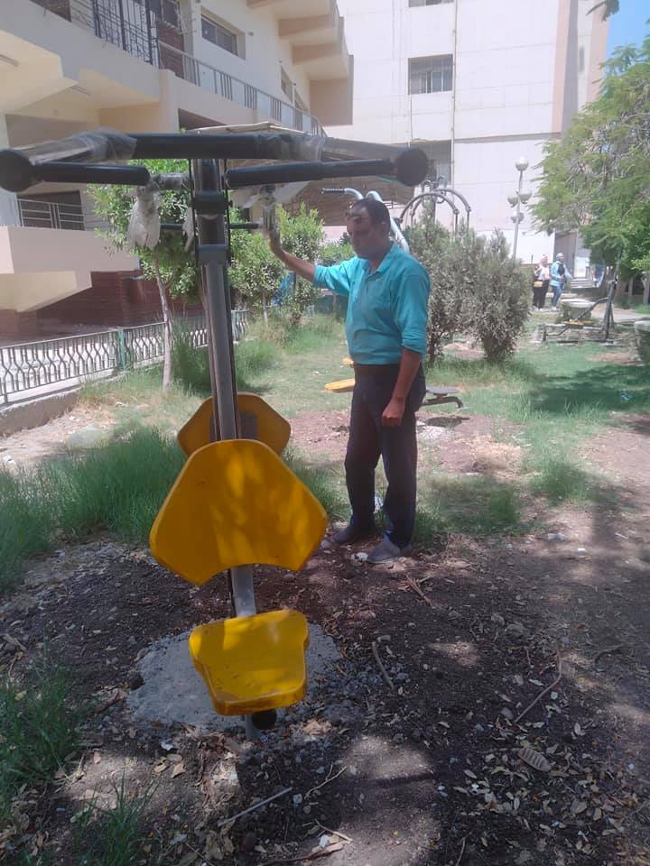 الصالات الرياضية الجديدة بحدائق جامعة الزقازيق 027