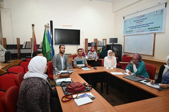 فعاليات الدورة التدريبية بزراعة الفيوم