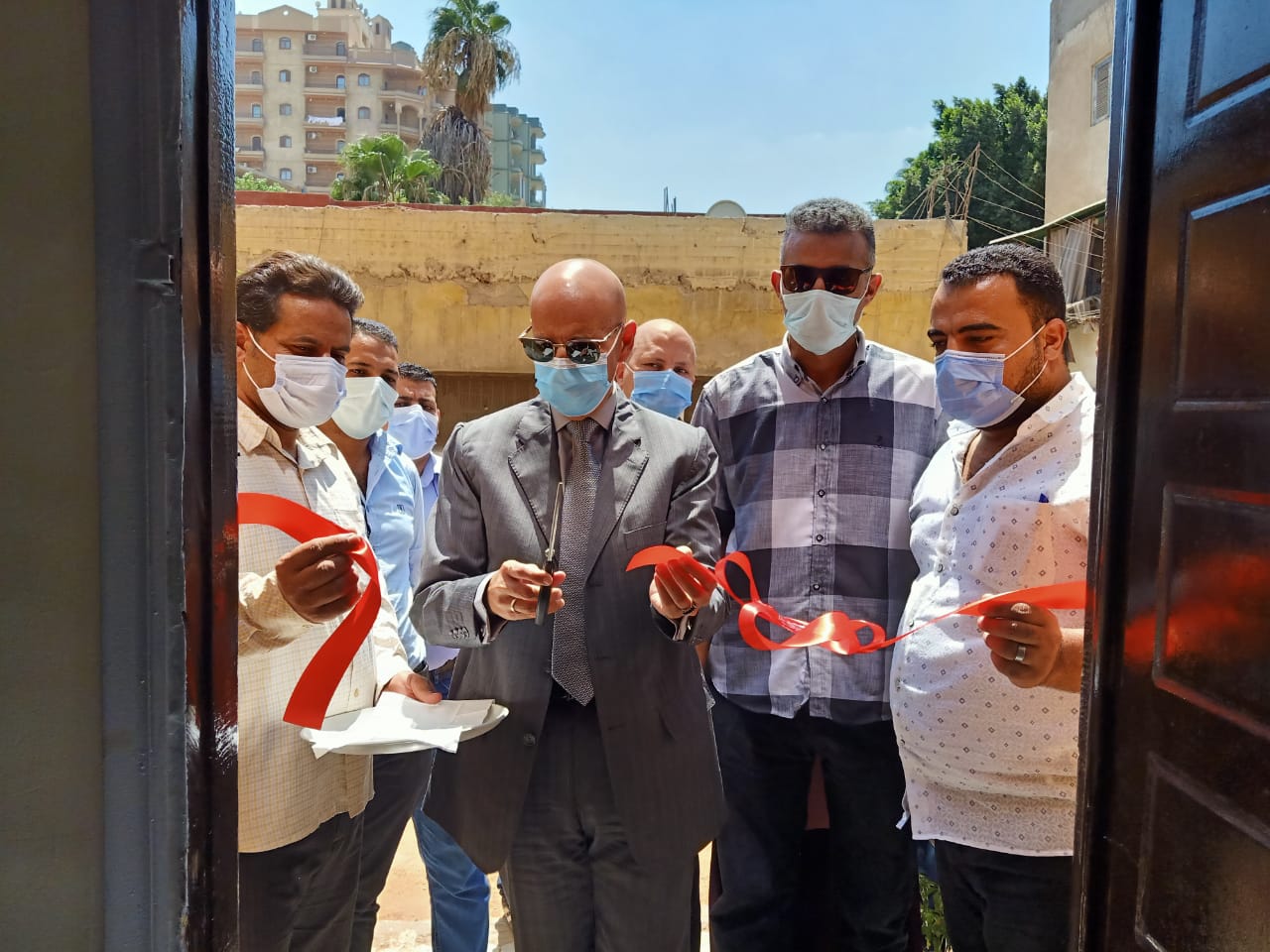 افتتاح مكتب مراقبة الأغذية بكفر صقر بعد تطويره