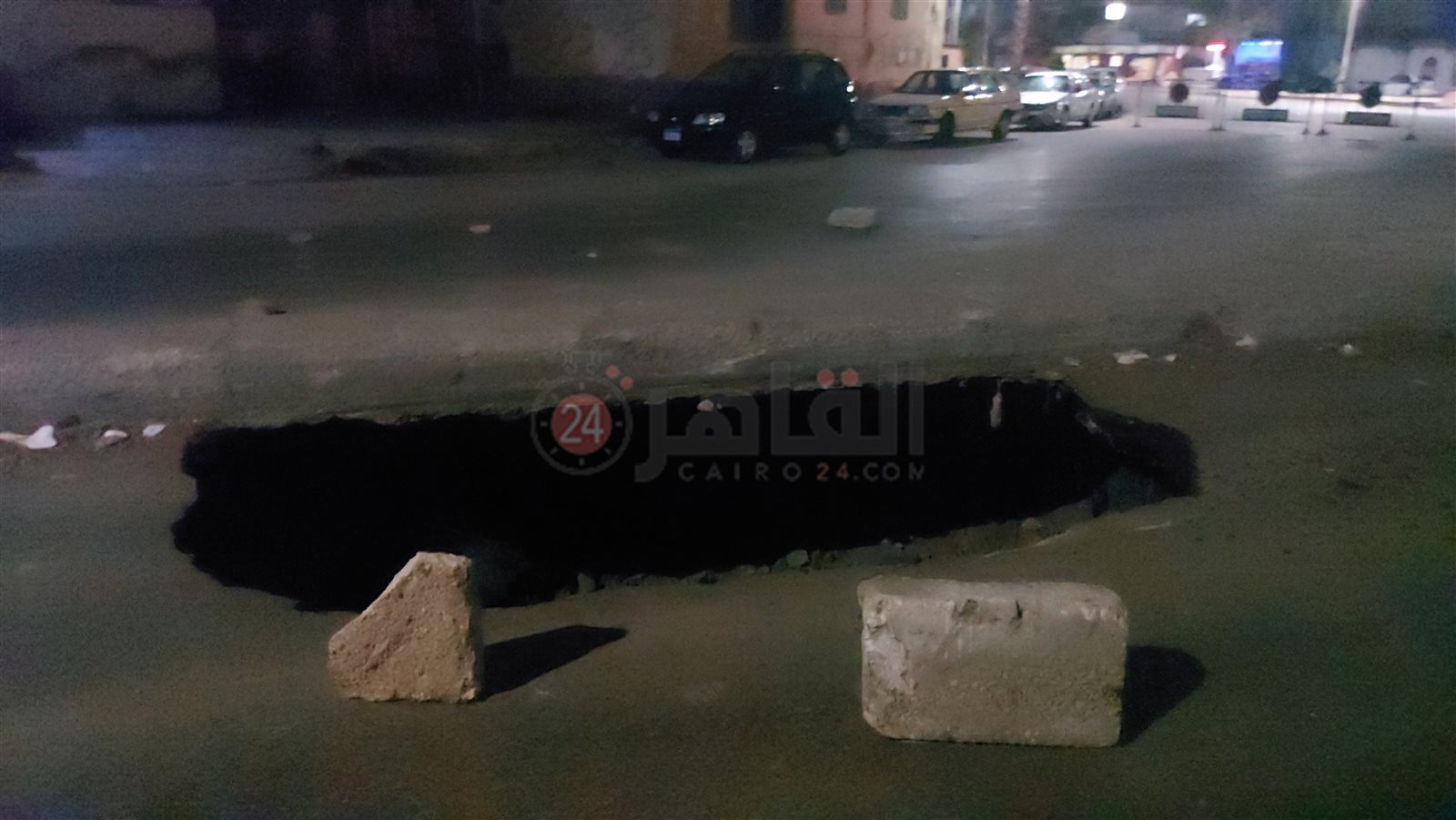 هبوط أرضي ببورسعيد 