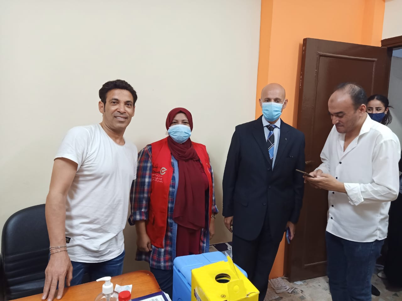 سعد الصغير ووكيل وزارة الصحة بالشرقية