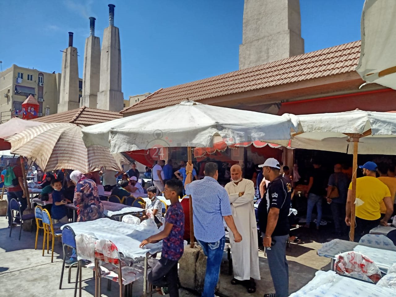 أماكن تناول الغداء طازج