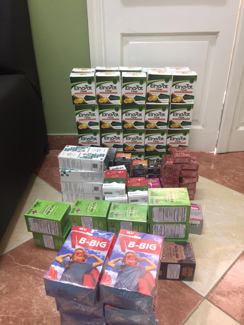 جانب من المضبوطات 01