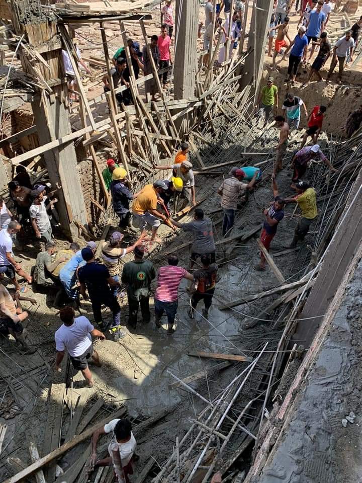 انهيار منزل في الإسماعلية