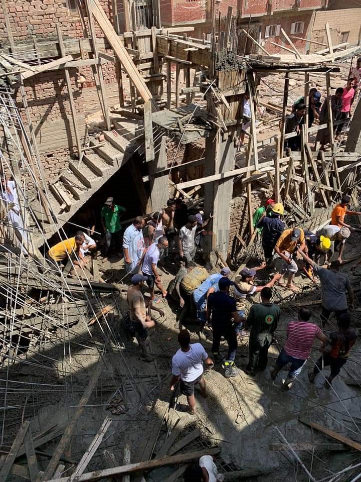 انهيار منزل في الإسماعلية