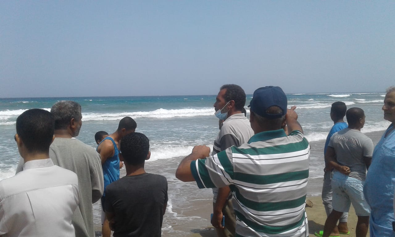 غرق شابين بشواطئ مدينة القصير