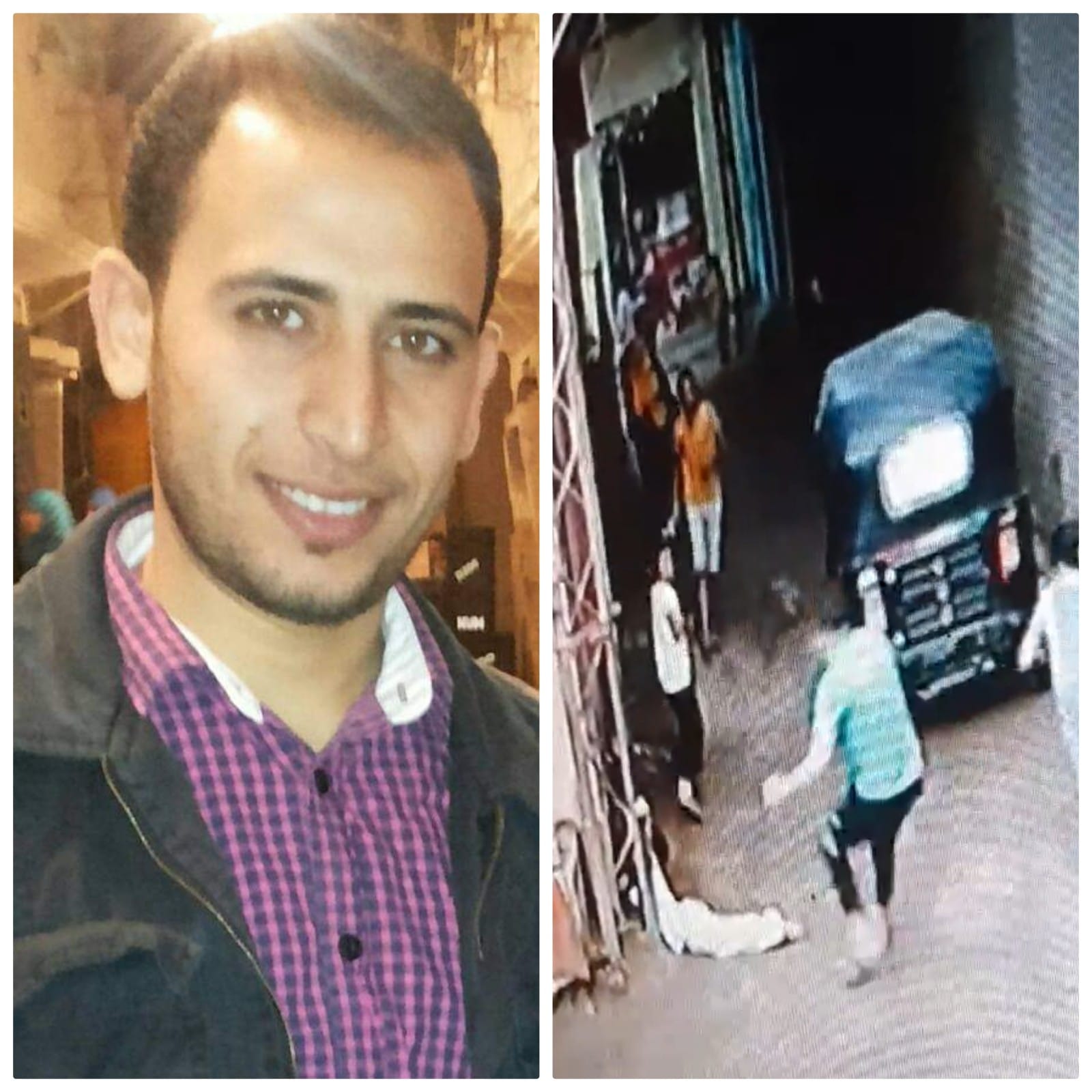 الشاب ولحظة إنقاذه للطفل