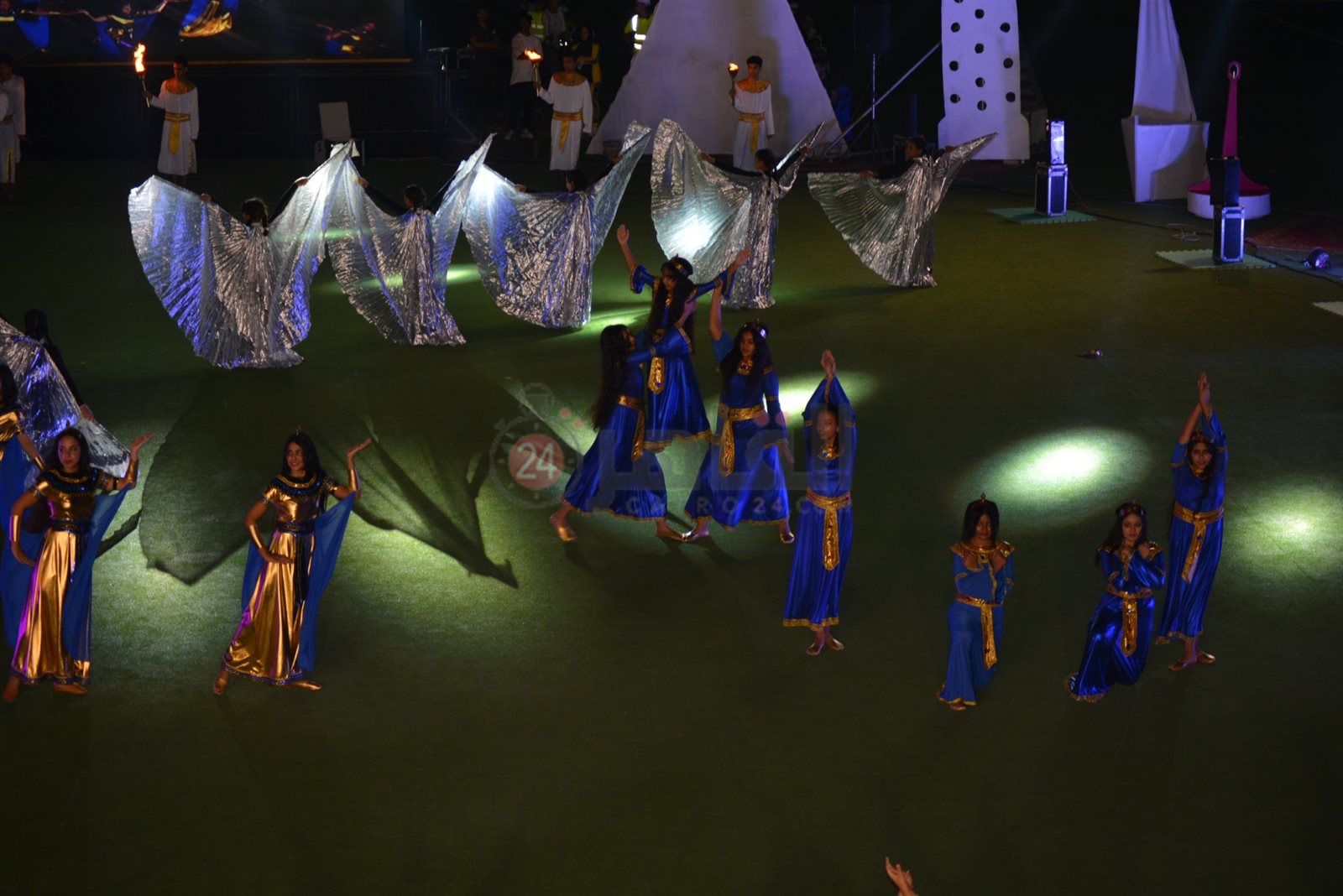 عروض فنية في بطولة دوري الشركات 